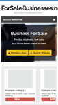 Mobile Screenshot of forsalebusinesses.net